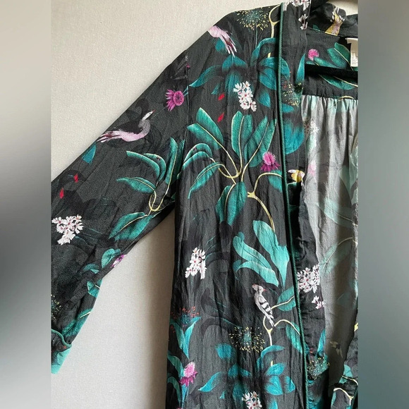 Anna Glover x  H&M floral kimono Sz L - Picture 5 of 11